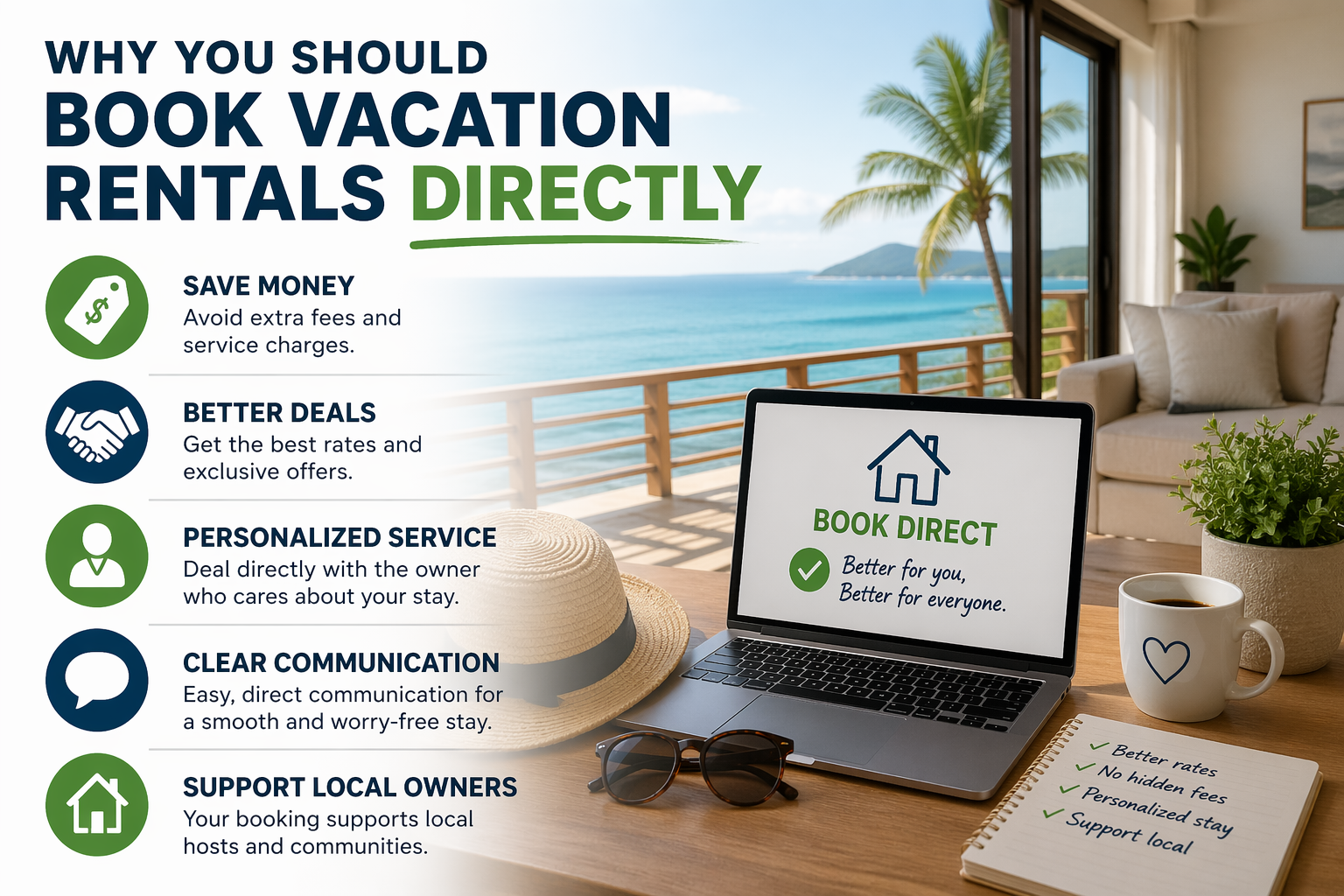 Why you should book vacation rentals directly